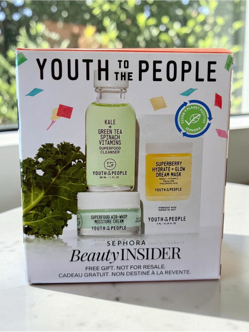 💎 SEPHORA Youth To The People Beauty Insider Birthday Gift 3 Piece Set New